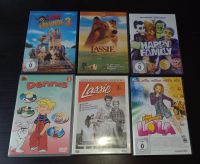 6 Kinderfilme / Zeichentrick, DVD, Lassie, Dennis, Fünf Freunde, Nordrhein-Westfalen - Bocholt Vorschau