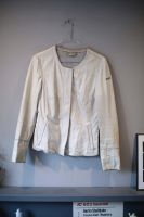 Lederjacke Milestone Beige Creme 38 M Jacke Braun Nude Grau Wandsbek - Hamburg Jenfeld Vorschau