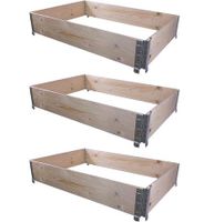 3X Hochbeet Palettenrahmen 120x80x20cm faltbar stapelbar Nordrhein-Westfalen - Odenthal Vorschau