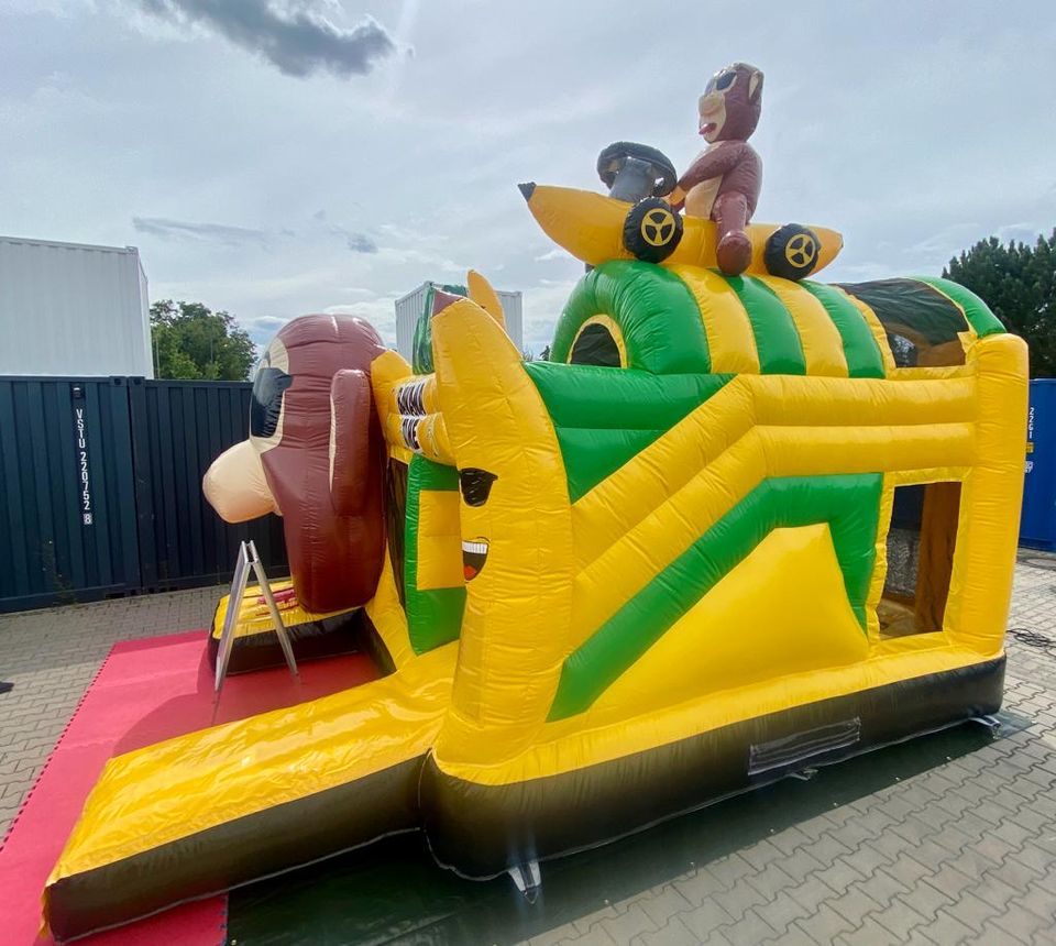 Hüpfburg"Banana Monkey"5x5,6m Mieten /Leihen *WE-Special 229,00 € in Mittenwalde