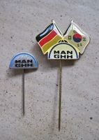 2x Pin / Anstecker, MAN GHH, Gutehoffnungshütte, Antony Hütte. Nordrhein-Westfalen - Oberhausen Vorschau