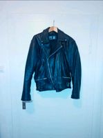 Vintage Leder Jacke Motorradjacke Biker 80er schwarz Gr. 50 L Nordrhein-Westfalen - Herzogenrath Vorschau