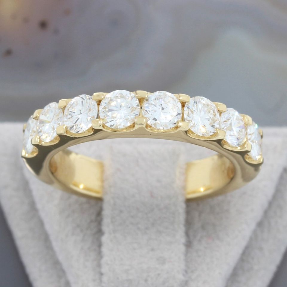 WERT 9790 € BRILLANT RING (1,61ct) 750er/18 K GELBGOLD vxlt 86677 in Essen