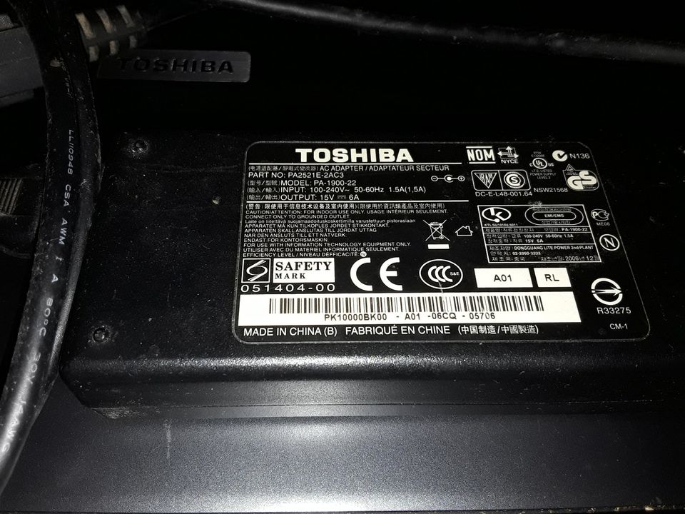 Toshiba Satellite A100-02B am Bastler in Heddesheim