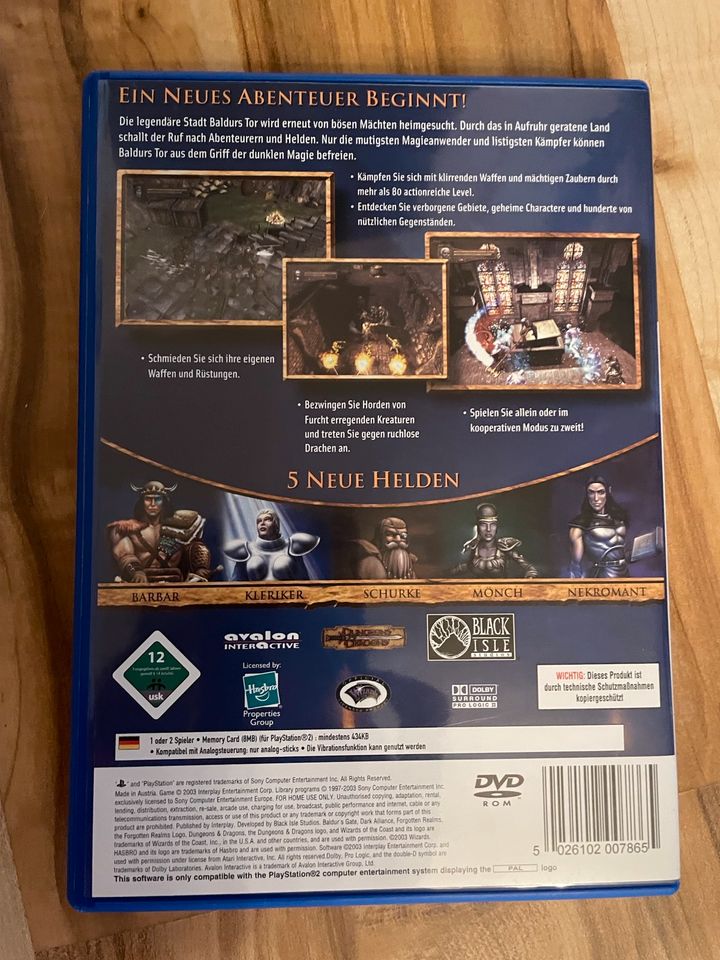 Spiel PlayStation 2 Tomb Raider Soulcalibur 3 Dark Alliance 2 in Bassum