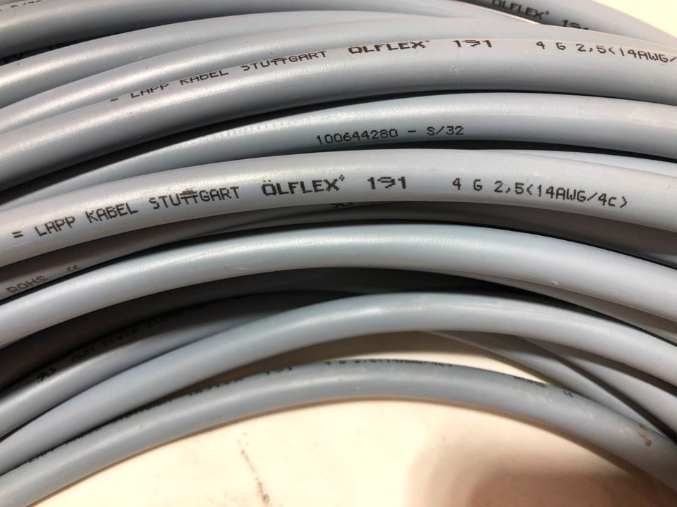 LAPP-Kabel ÖLFLEX 191, 4Gx2,50 mm²,  EAN:  4044773006483, Grau, N in Wallmerod