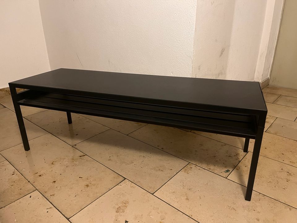 TV Bank Gestell Metall schwarz, 120x40x40cm in Ingolstadt