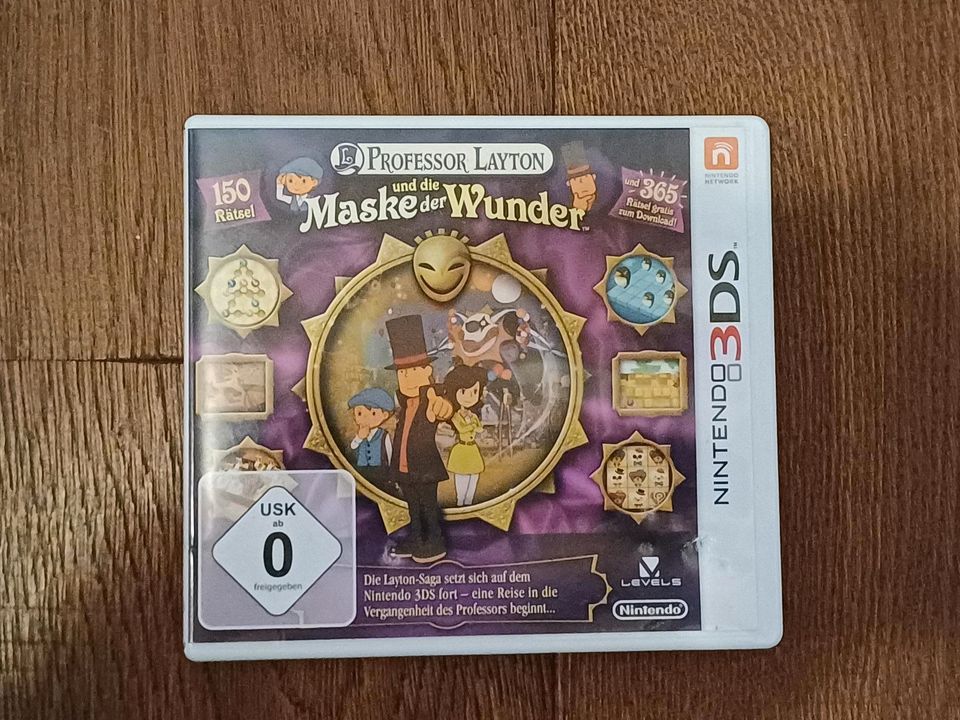 Professor Layton und die Maske der Wunder Nintendo 3 DS Spiel in Herten