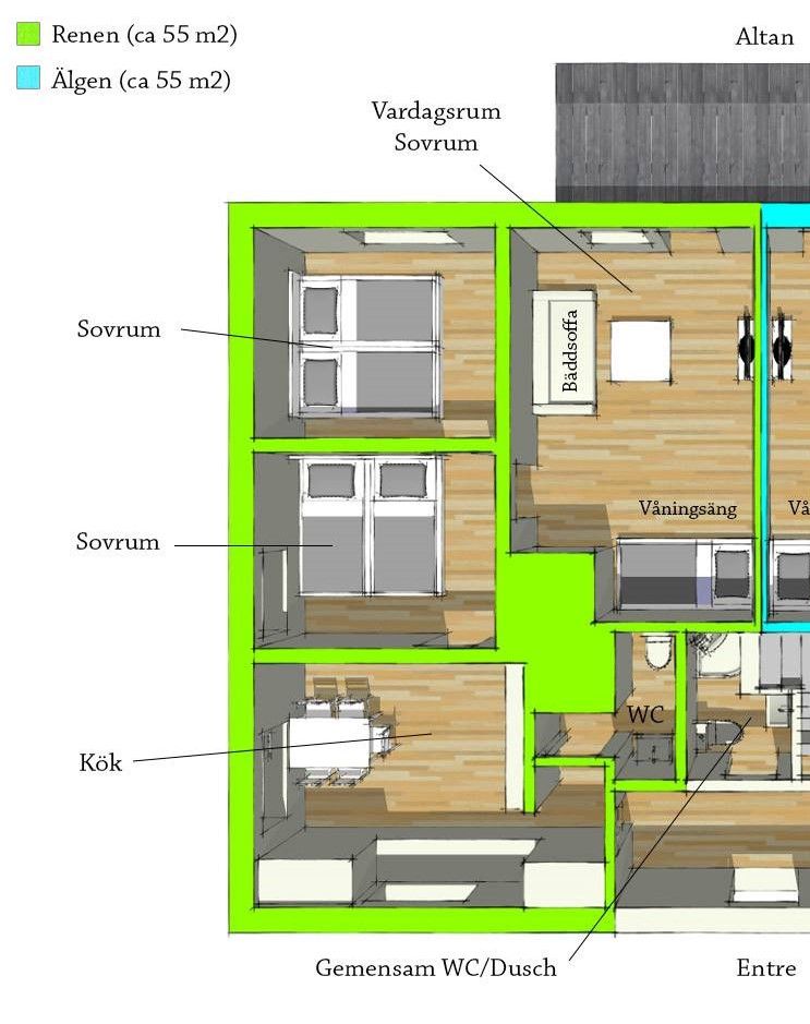 Ferienwohnung in Schweden Apartment Nordschweden WINTER in Coesfeld