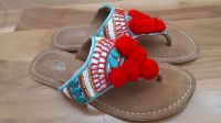 Buffalo Schuhe FlipFlop Sandale BUNT / LEDER in Größe 37  ❣️ Bayern - Pfaffenhofen a.d. Ilm Vorschau