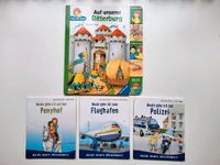 6 Kinder Bücher, Ritter, Pony, Feuerwehr, Flughafen, Polizei Wuppertal - Elberfeld Vorschau