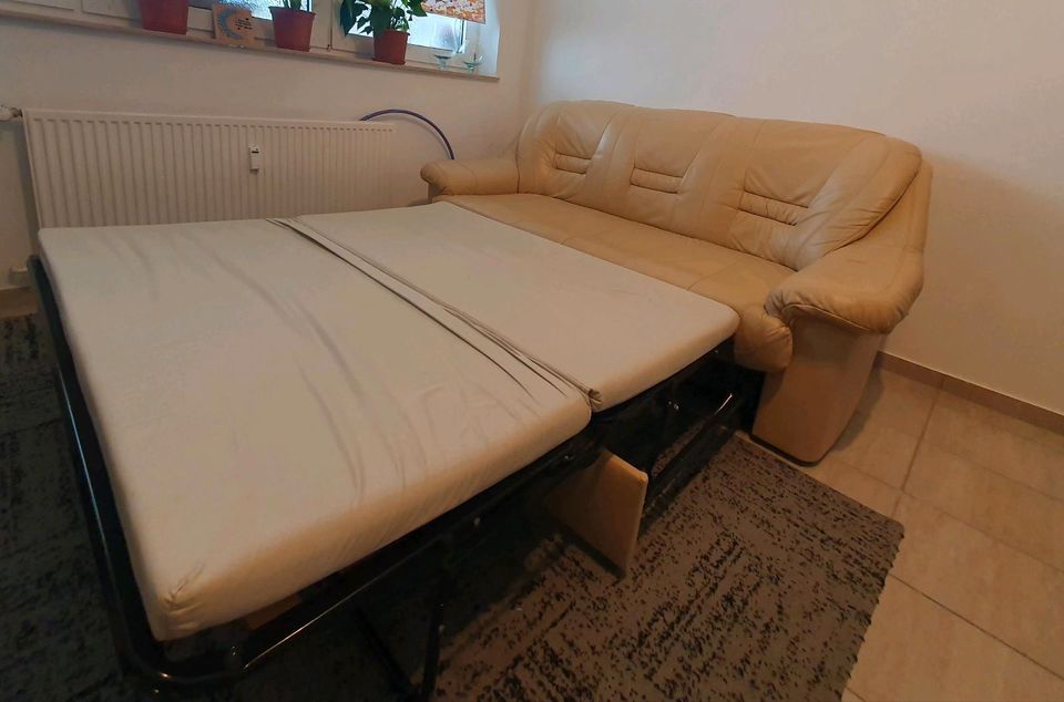Wohnzimmer Set,  3-Sitzer Sofa mit Schlaffunktion in Groß-Umstadt