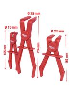 KS TOOLS Abklemmzangen-Satz 90°, 3-tlg. Nordrhein-Westfalen - Remscheid Vorschau