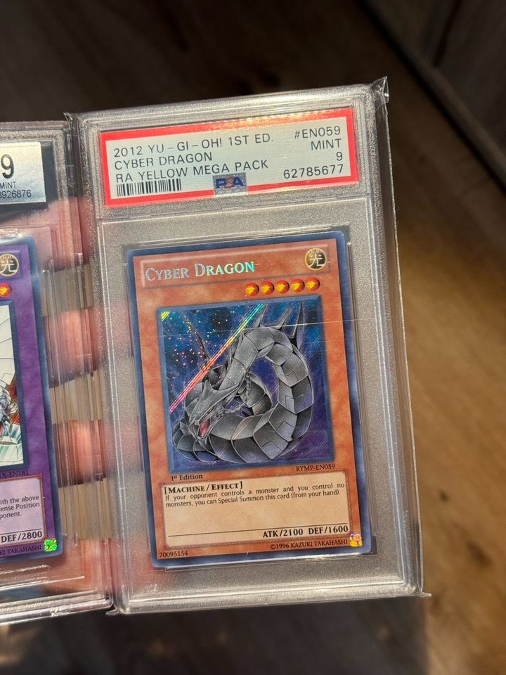 Yugioh Cyber Dragon Ultimate/Secret Rare Set PSA BGS 8-9 in Hamburg