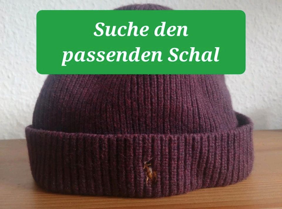 SUCHE Polo Ralph Lauren Schal weinrot bordeaux dunkelrot in Hannover