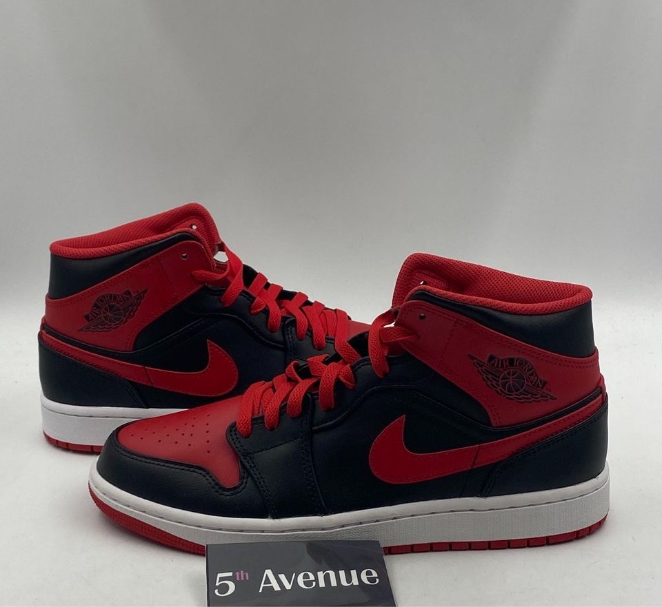 Nike Air Jordan 1 Mid Alternate Bred | Größe 44 | Art. 0459 in Remscheid