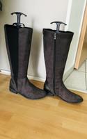 Stiefel grau Wildleder 38 metallic Marco Tozzi Nordrhein-Westfalen - Rheine Vorschau