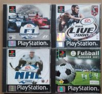 Playstation 1 Psone Spiele NBA F1 NHL Fußball 2000 2001 Niedersachsen - Celle Vorschau