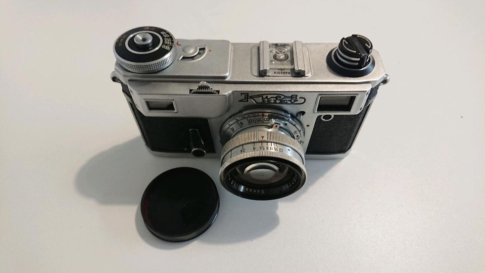 Kamera Kueb Kiev 4 Messsucherkamera  Zeiss Objektiv Rangefinder in Leipzig