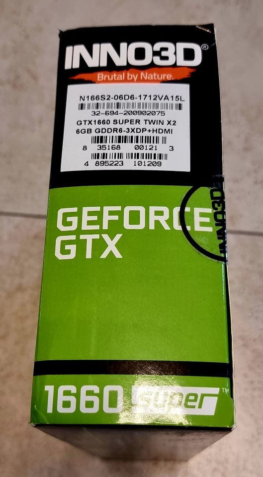 INNO3D Grafikkarte GeForce GTX 1660  super TwinX2 6GB 3x DP, HDMi in Bentwisch