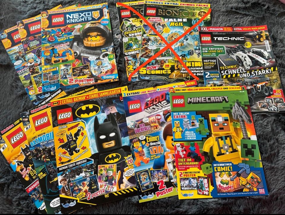 Lego Hefte Nexo Knights, Technic, Minecraft, Batman in Niederkassel
