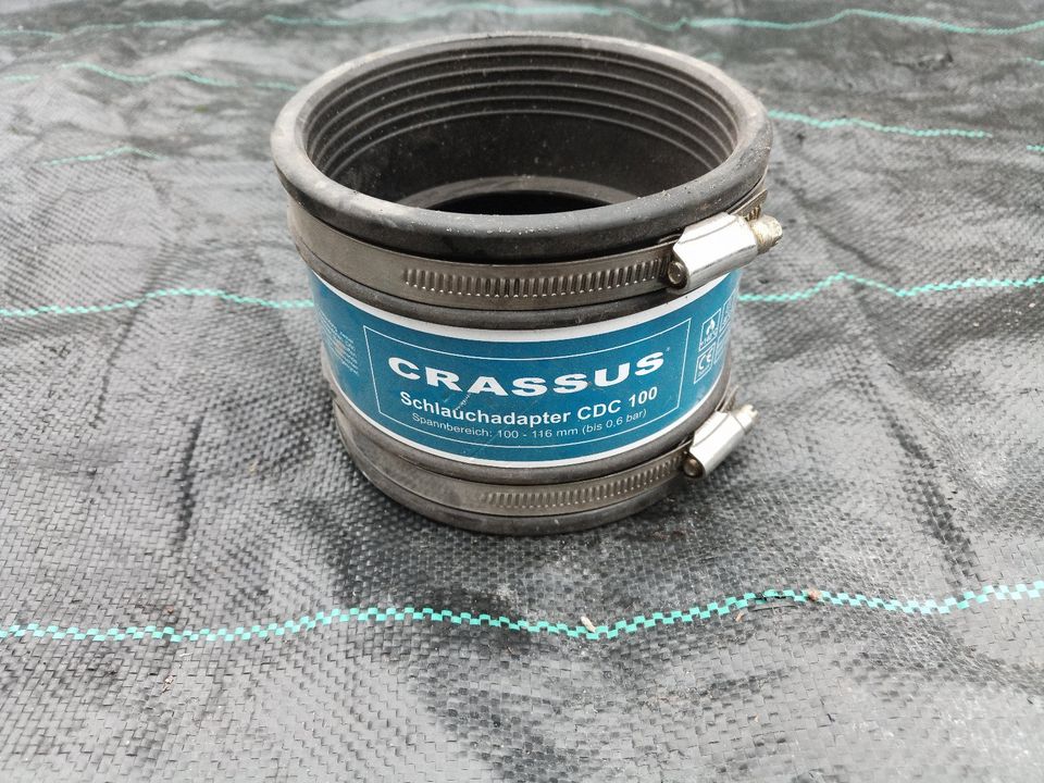 Crassus NEU Schlauchadapter CDC 100 DN 110 (100-116mm) CSC116 in Berlin