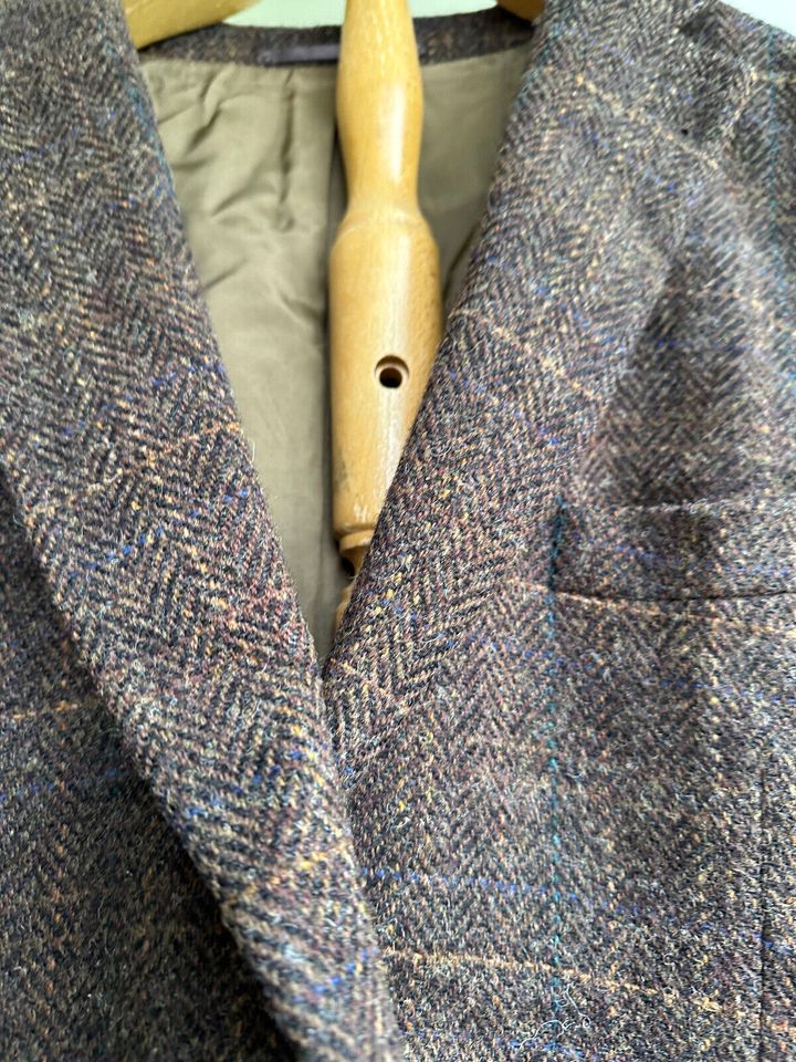 HARRIS TWEED SAKKO  ORIGINAL PREMIUM HANDGEWEBT WOLLE VINTAGE gr in Lage