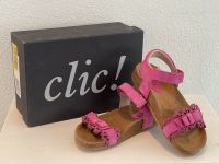 CLIC Ledersandalen Nubuk fuchsia pink Gr. 27 NEU Kr. München - Grünwald Vorschau