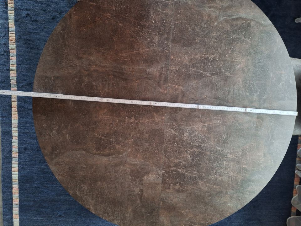 Esstisch 110 cm rund & Auszug 150 cm-oval - wie neu in Heilbronn