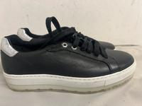 Diesel Schwarz Leder Schuhe Sneaker Damen – Größe 39 Wandsbek - Hamburg Marienthal Vorschau