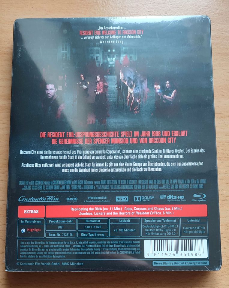Resident Evil + Monster Hunter (Limited Steelbook) NEU & OVP in Schöntal