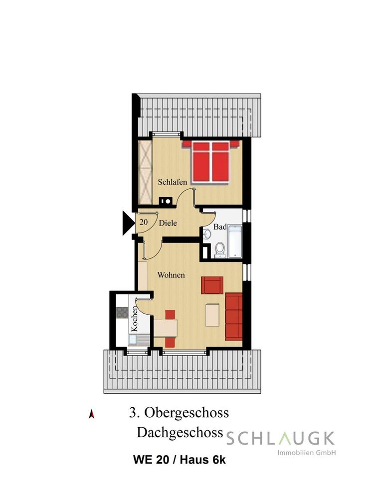 Schöne 2 Zimmer Wohnung in Oberschleißheim I 3 min fußläufig zur S Bahn in Oberschleißheim