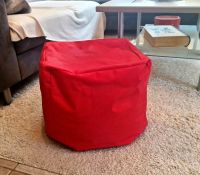 Hocker Sitzwürfel Sitzsack Nylon rot Köln - Ostheim Vorschau