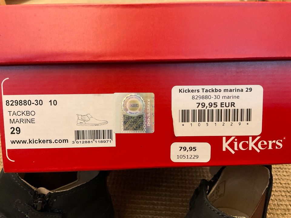 NEU! Kickers Chelsea 829880-30 10 TACKBO marine Gr. 29 in Berlin