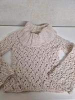 Beiger Strick Pulli Damen Gr S Mango MNG Pullover Hessen - Büttelborn Vorschau
