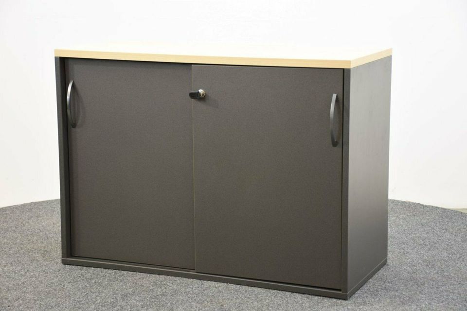 Büromöbel Kinnarps Sideboard, Ahorn/grau 100 cm breit gebraucht in Zülpich