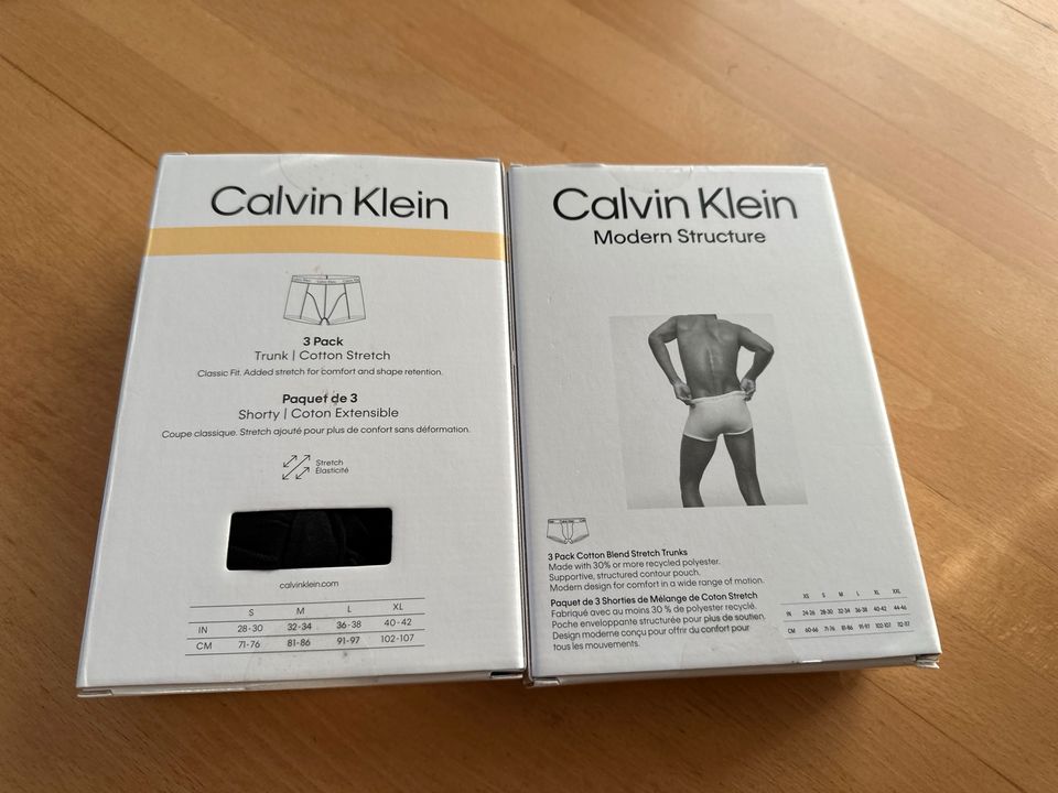 Calvin Klein Boxershorts Trunk 6 Stück schwarz NEU OVP in Bad Aibling