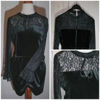 Eleganter Samt Spitze Jumpsuit Gr.40 Yessica schwarz Gothic Bayern - Straubing Vorschau
