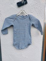 Petit Bateau Body Einteiler Langarmshirt 74 Grau Weiß Blau Streif Baden-Württemberg - Mötzingen Vorschau