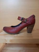 S.Oliver | Rote Leder Pumps mit Schnalle Größe 38 Dresden - Dresden-Plauen Vorschau