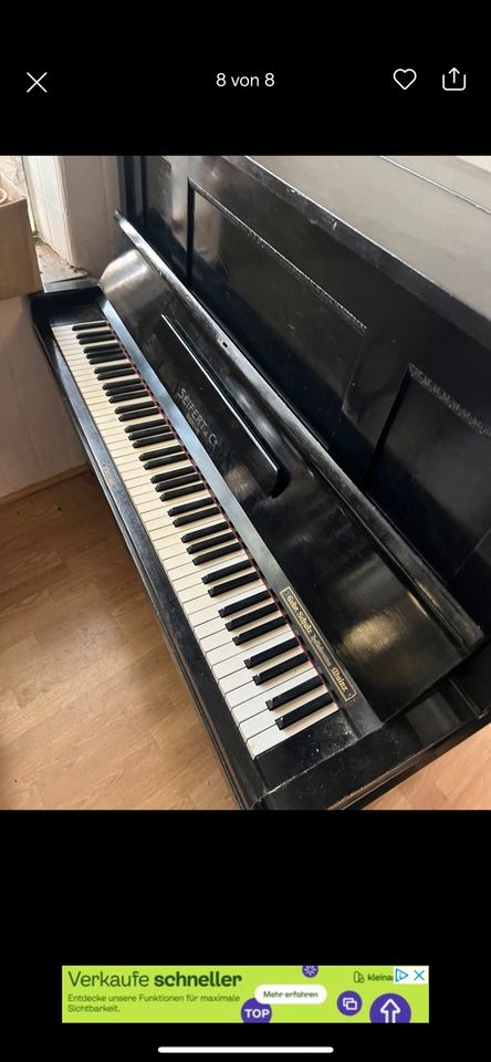 Klavier muss schnellstmöglich weg wegen Platzmangel in Ingelheim am Rhein