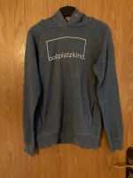 HerrenJungen Hoodie Bolzplatzkind blau Gr. S Bayern - Dettelbach Vorschau