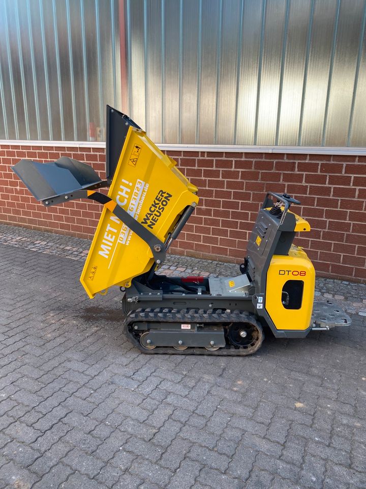 Dumper Kettendumper Wacker Neuson Dt 08 Minibagger mieten in Heilbad Heiligenstadt