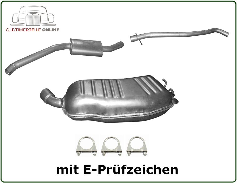 Auspuff Set für BMW X3 E83 3.0 D Mitteltopf +Rohr + Endtopf in Frankfurt am Main