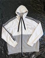 Adidas Vintage Kapuzenjacke - Weiß/Grau - GrößeXL - ein Klassiker Rheinland-Pfalz - Bad Kreuznach Vorschau