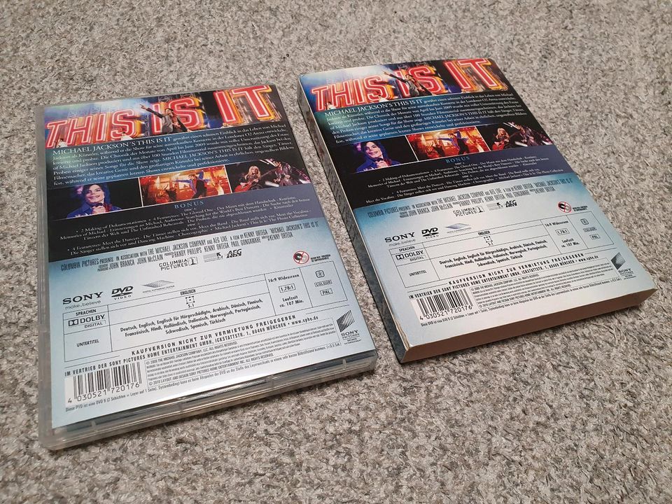 Michael Jackson`s This is it Special Edition DVD in Weingarten