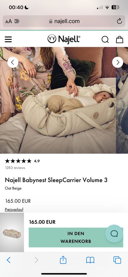 Najell Babytrage SleepCarrier Volume 3 Neu in Braunschweig