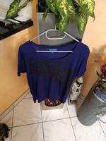 T-Shirt Lila -Schwarz Glitzer Saarland - Homburg Vorschau