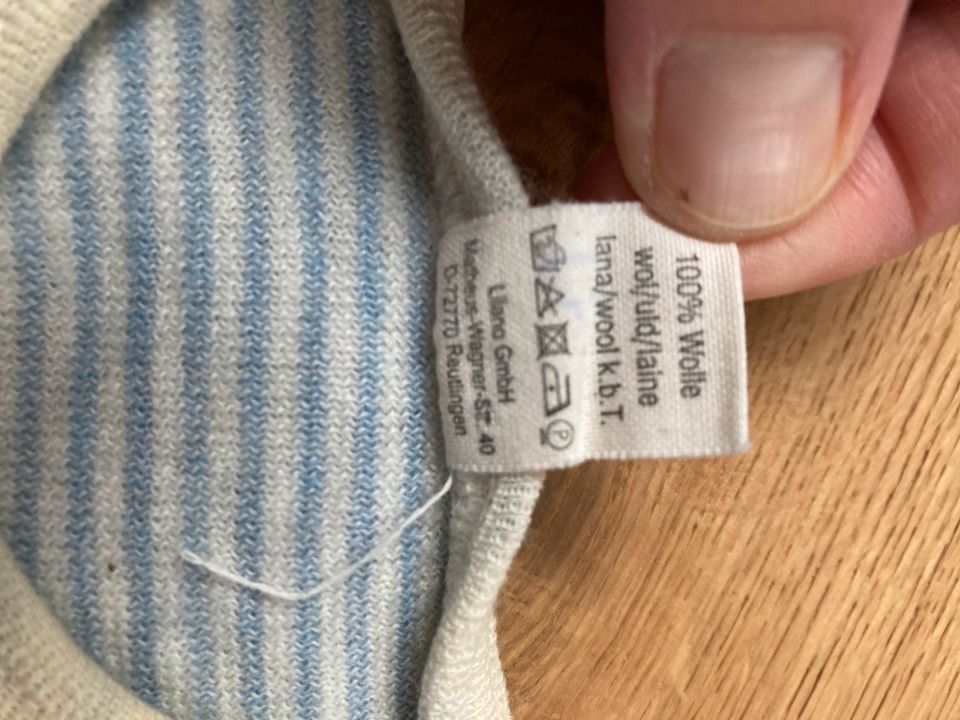 Lilano Pullover Wolle Gr 62 Hellblau in Buxtehude