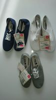 Damen Sneaker Turnschuhe Stoffschuhe  Weiß Grau Blau 3x Gr 37 NEU Thüringen - Arnstadt Vorschau